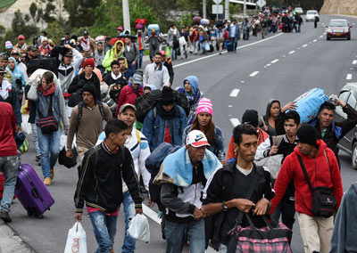 Venezuelan Migrants in Ecuador